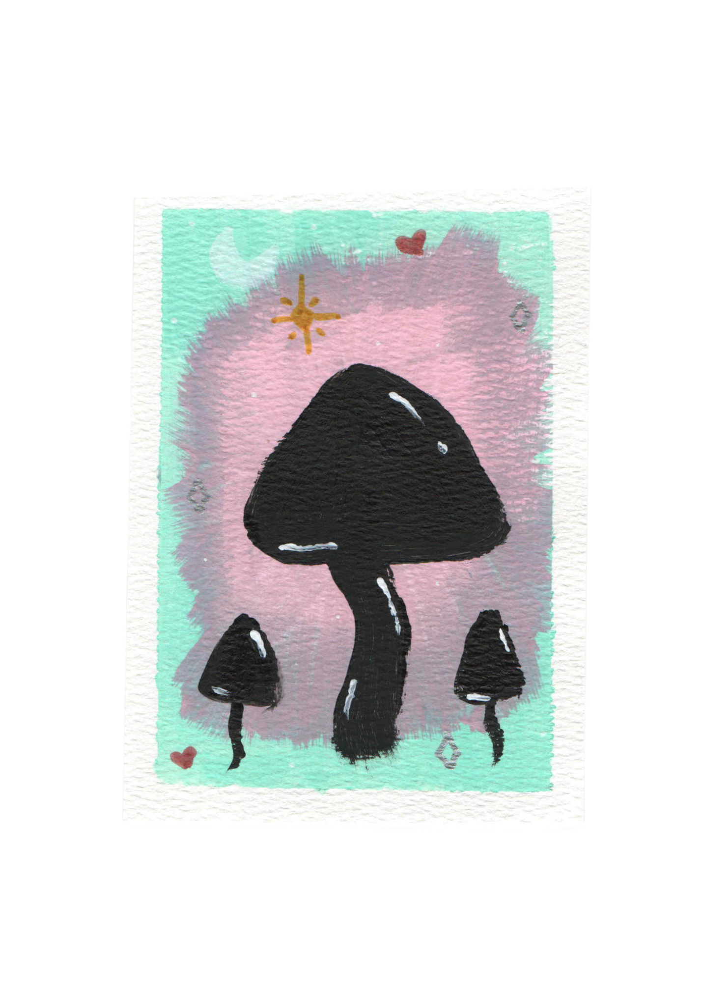 Magic Mushroom ACEO
