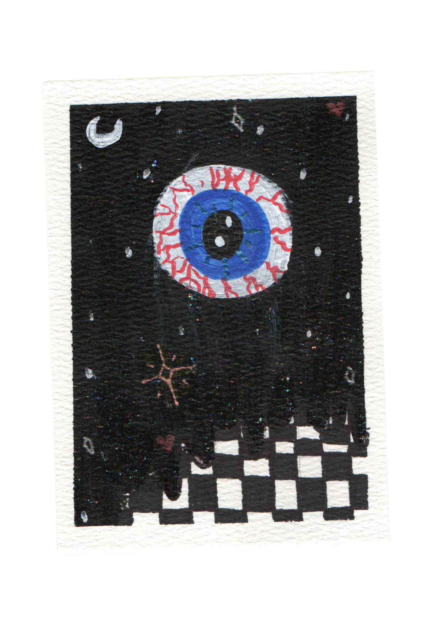 Eyeball in Space - ACEO